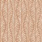 Tempaper Block Print Leaves Peel and Stick Wallpaper Terracotta